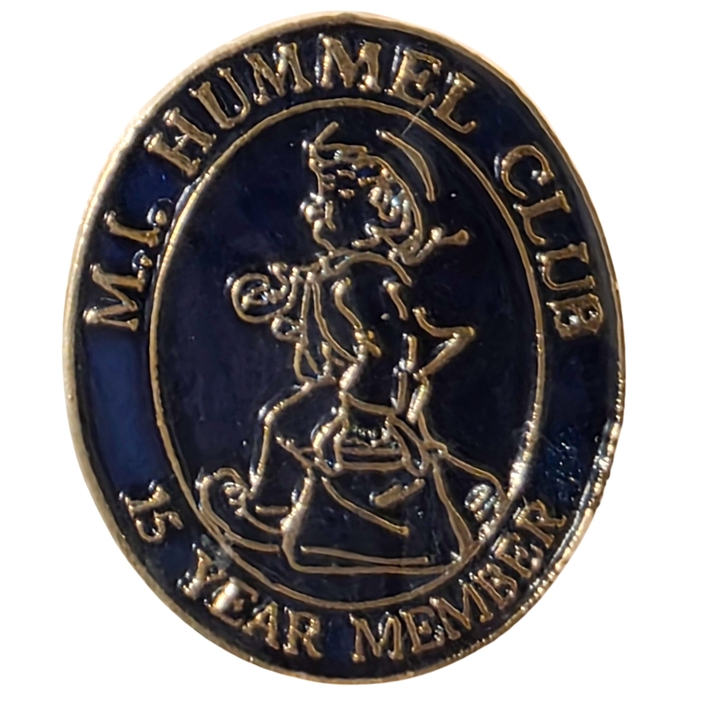 M.I. Hummel Club 15 Year Member Brooch Pin On Official Goebel Letterhead Paper